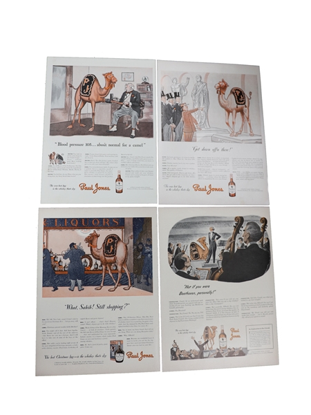 Paul Jones 1940s Advertising Prints 10 x 36cm x 27cm