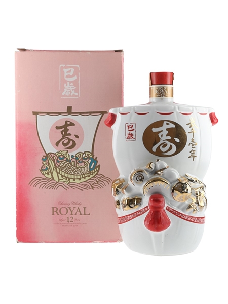 Suntory Royal 2001 12 Year Old Ceramic Ship Decanter 60cl / 43%