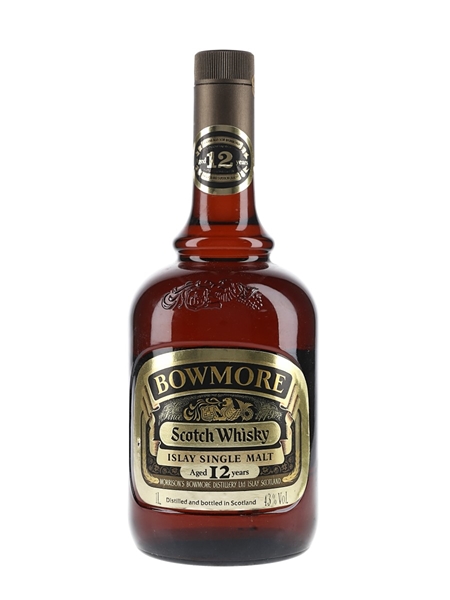 Bowmore 12 Year Old Bottled 1980s 100cl / 43%