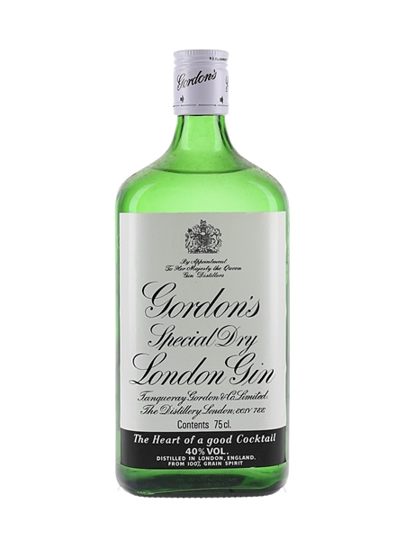 Gordon's Special Dry London Gin Bottled 1980s 75cl / 40%