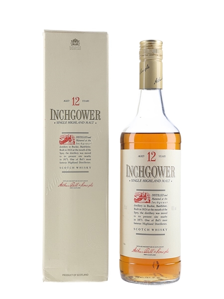 Inchgower 12 Year Old Bottled 1980s 75cl / 40%