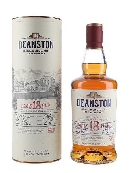 Deanston 18 Year Old  70cl / 46.3%