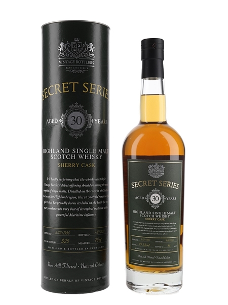 Clynelish 1990 30 Year Old Secret Series Bottled 2021 - Vintage Brothers Ltd 70cl / 47.5%