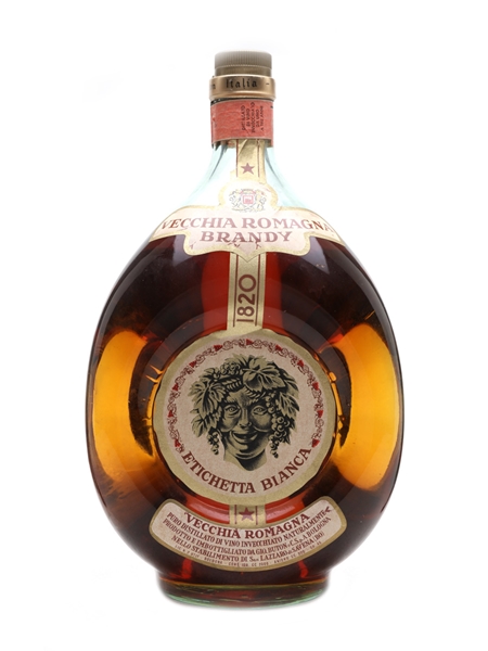 Buton Vecchia Romagna Etichetta Bianca Bottled 1970s 200cl / 40%