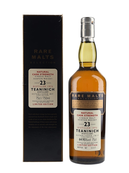 Teaninich 1972 23 Year Old Rare Malts Selection 75cl / 64.95%