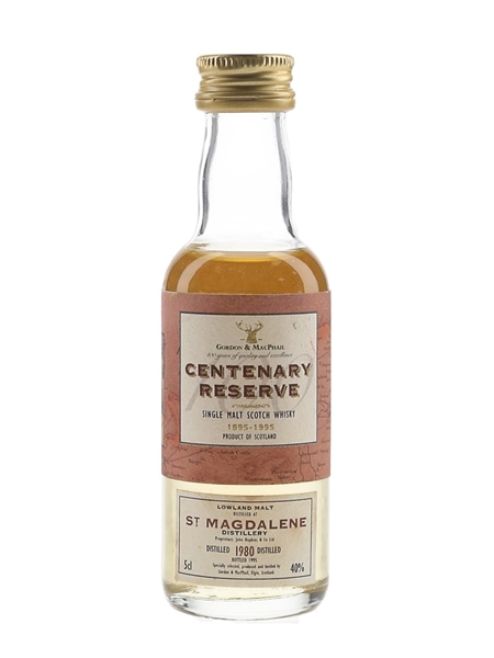 St Magdalene 1980 Centenary Reserve Bottled 1995 - Gordon & MacPhail 5cl / 40%