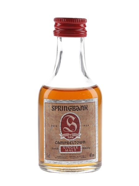 Springbank 25 Year Old Bottled 1990s 5cl / 46%