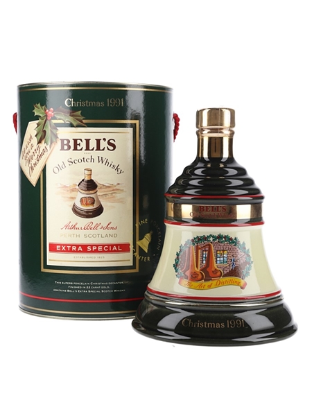 Bell's Christmas 1991 Ceramic Decanter The Art Of Distilling 70cl / 40%