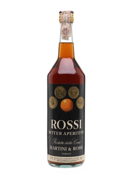 Rossi Bitter Aperitivo Bottled 1960 - 1970s 100cl / 25%