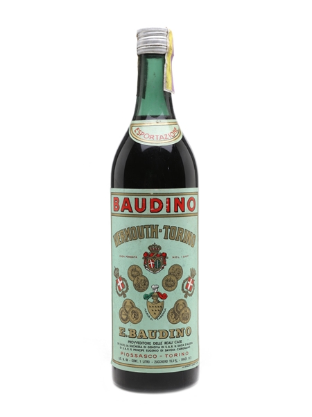 Baudino Torino Vermouth Bottled 1970s 100cl / 16.5%