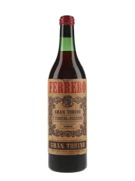 Ferrero Gran Torino Vermouth Bottled 1950s 100cl