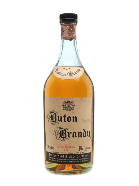 Buton Medicinal Brandy Bottled 1970s 100cl / 40%