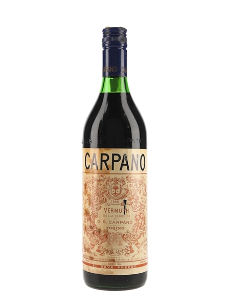 Carpano Vermuth Bottled 1970s 100cl / 16.5%