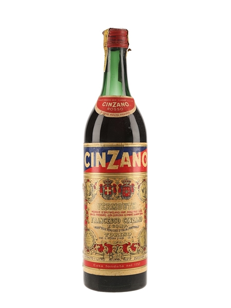 Cinzano Vermouth Rosso Bottled 1960s-1970s 100cl / 16.5%