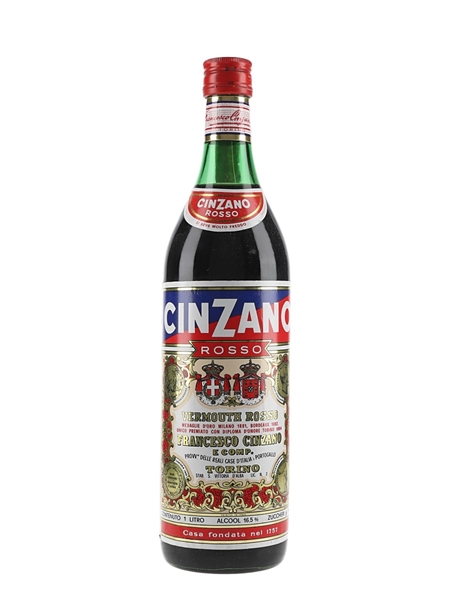 Cinzano Vermouth Rosso Bottled 1970s 100cl / 16.5%