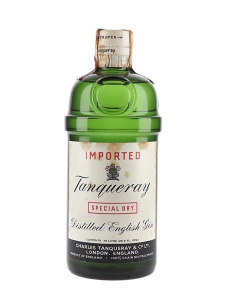 Tanqueray Special Dry Gin Bottled 1960s - Filli Gancia & C Savas 75cl / 43%