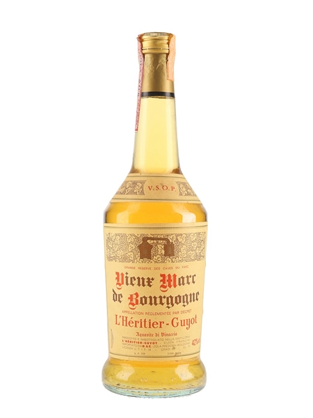 L'Heritier Guyot Vieux Marc De Bourgogne VSOP Bottled 1970s-1980s - D&C 75cl / 42%