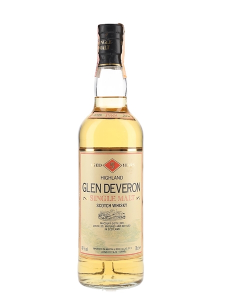 Glen Deveron 1988 5 Year Old Bottled 1990s - Martini & Rossi 70cl / 40%