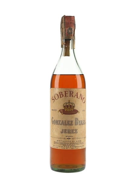 Soberano Brandy De Jerez Anejo Gonzalez Byass Bottled 1960s - Silva 75cl / 41.5%