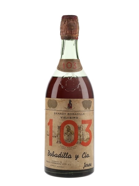 Bobadilla 103 Brandy De Jerez Bottled 1960s-1970s - Gaudi Gilberto 73cl / 40%