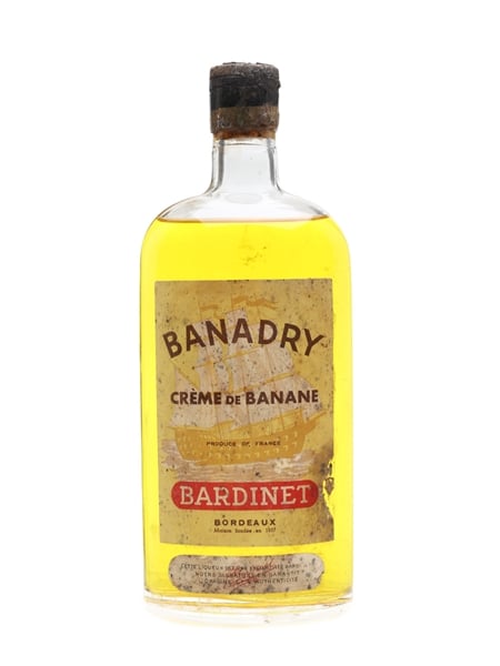 Bardinet Banadry Creme de Banane Bottled 1950s 70cl / 40%