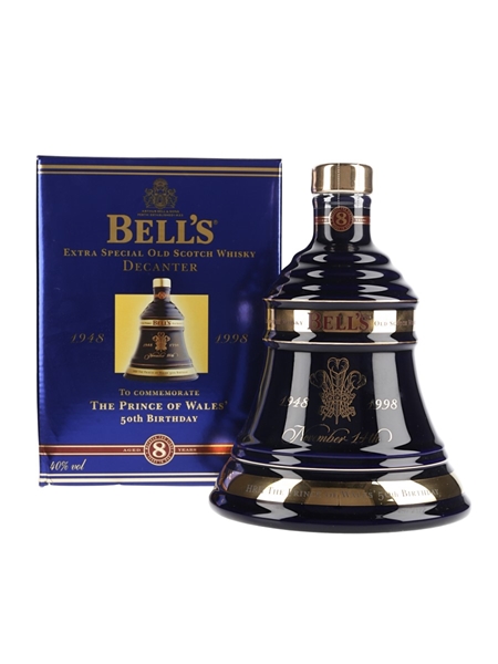 Bell's Ceramic Decanter The Prince Of Wales' 50th Birthday 70cl / 40%