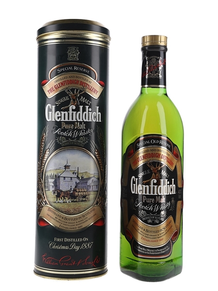 Glenfiddich Special Old Reserve Pure Malt Bottled 1980s 75cl / 40%