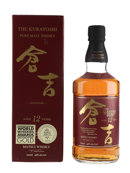 Kurayoshi 12 Year Old Matsui Whisky 70cl / 43%