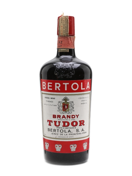 Bertola Tudor Brandy Bottled 1970s 75cl / 40%
