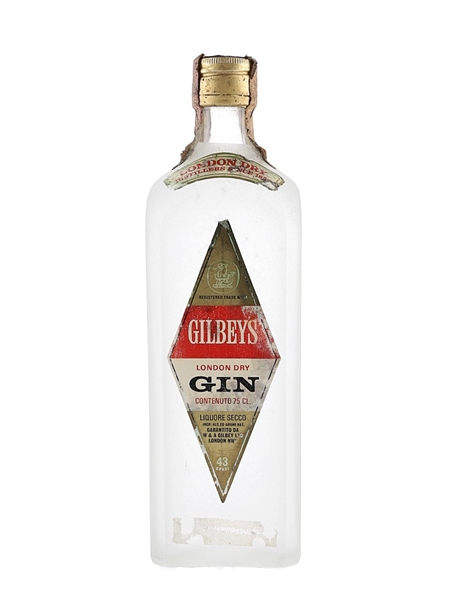 Gilbey's London Dry Gin Bottled 1960s 75cl / 43%