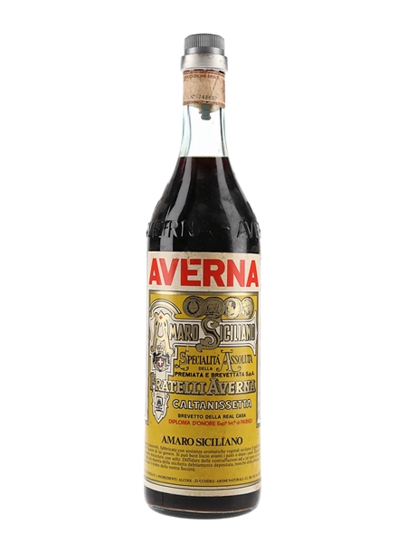 Fratelli Averna Amaro Siciliano Bottled 1960s-1970s 100cl / 34%