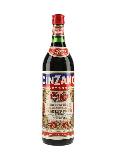 Cinzano Vermouth Rosso Bottled 1970s 100cl / 16.5%