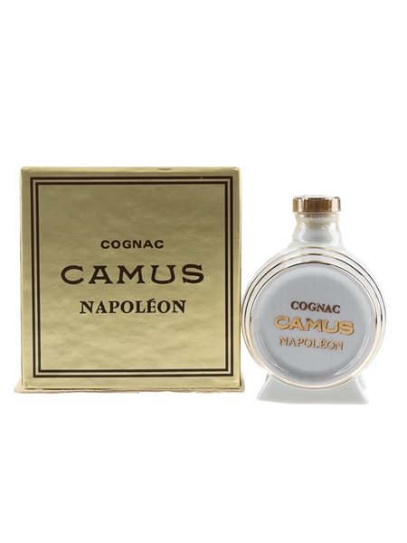 Camus Napoleon Porcelain Barrel Decanter Bottled 1980s 5cl / 40%