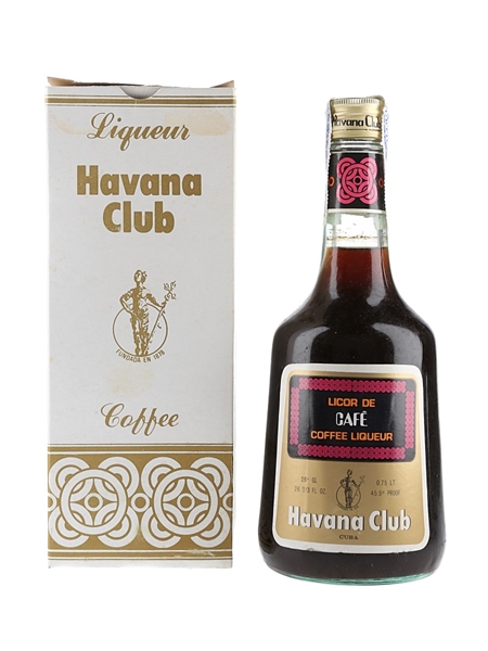 Havana Club Coffee Liqueur Bottled 1970s-1980s 75cl / 26%