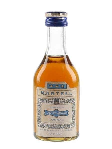 Martell 3 Star Bottled 1970s 5cl / 40%