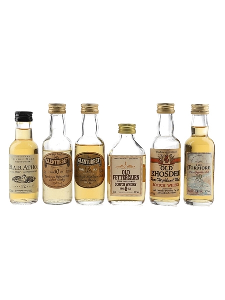 Assorted Highland Single Malt Scotch Whisky  6 x 5cl