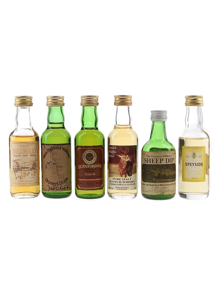 Assorted Blended Malt Scotch Whisky  6 x 5cl