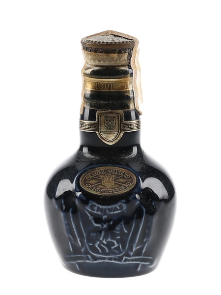 Royal Salute 21 Year Old Blue Wade Ceramic Decanter 5cl / 40%