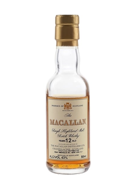 Macallan 12 Year Old Bottled 1990s - Remy Amerique 5cl / 43%