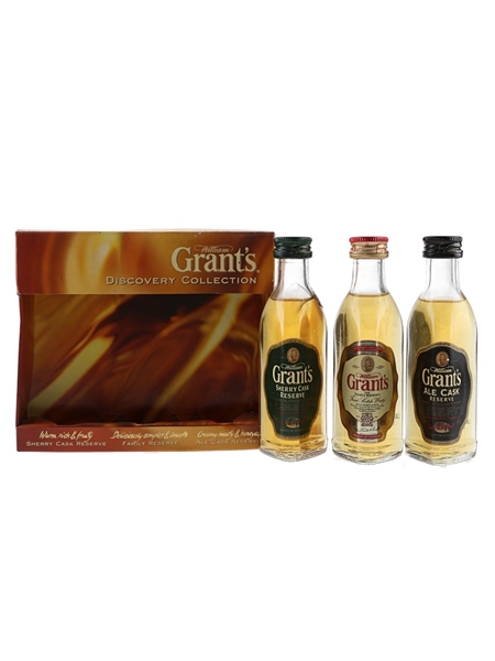 William Grant's Discovery Collection Set Bottled 2000s 3 x 5cl / 40%