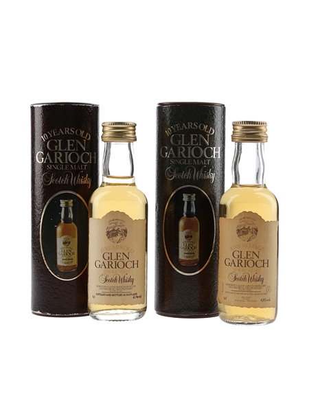 Glen Garioch 10 Year Old Bottled 1980s 2 x 5cl / 43%