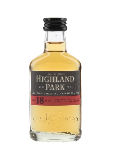 Highland Park 18 Year Old Bottled Pre 2012 5cl / 43%