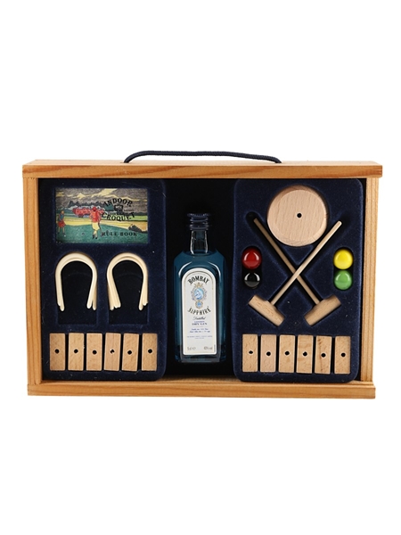 Bombay Sapphire Indoor Croquet Set  5cl / 40%