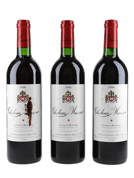 1996 Chateau Musar Lebanon 3 x 75cl / 13%