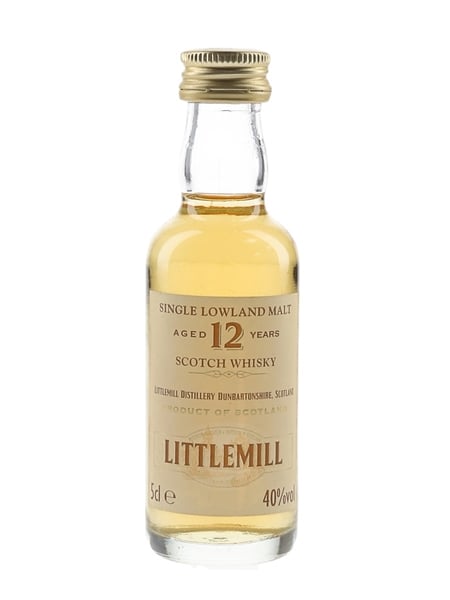 Littlemill 12 Year Old Bottled 1990s 5cl / 40%