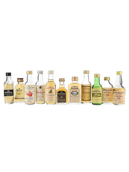 Assorted Blended Scotch Whisky  11 x 5cl