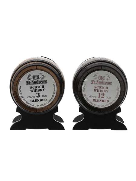 Old St Andrews 3 & 12 Year Old Scotch Whisky Barrels  2 x 5cl / 40%