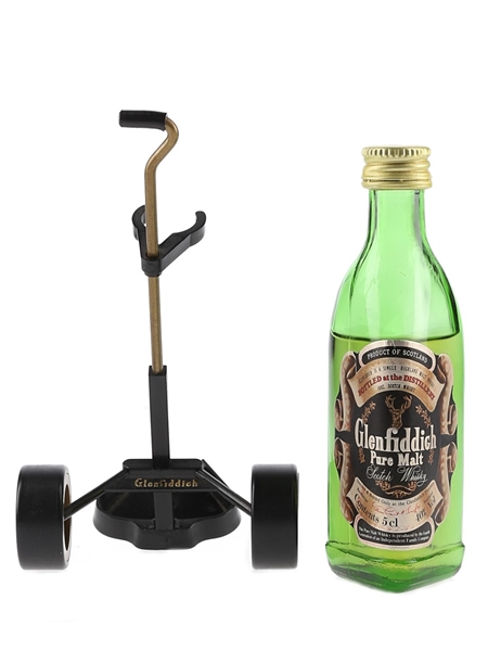 Glenfiddich Pure Malt Bottled 1980s-1990s - Golf Trolley 5cl / 40%