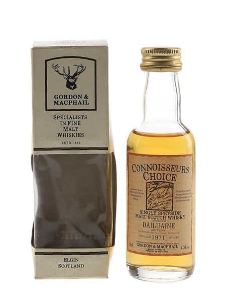 Dailuaine 1971 Connoisseurs Choice Bottled 1990s - Gordon & MacPhail 5cl / 40%