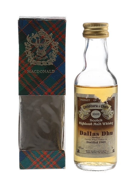 Dallas Dhu 1969 Connoisseurs Choice Bottled 1980s - Gordon & MacPhail 5cl / 40%